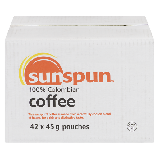 100% Colombian Coffee 42x45.0 G -  Sunspun - Canadian Distributor