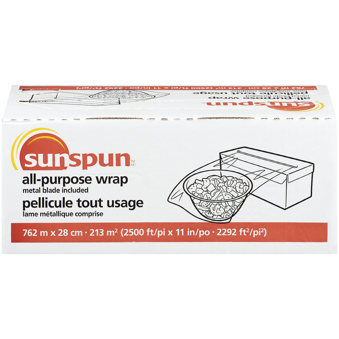 All-Purpose Wrap, Metal Blade Included 762 ea - Sunspun - Canadian Distributor