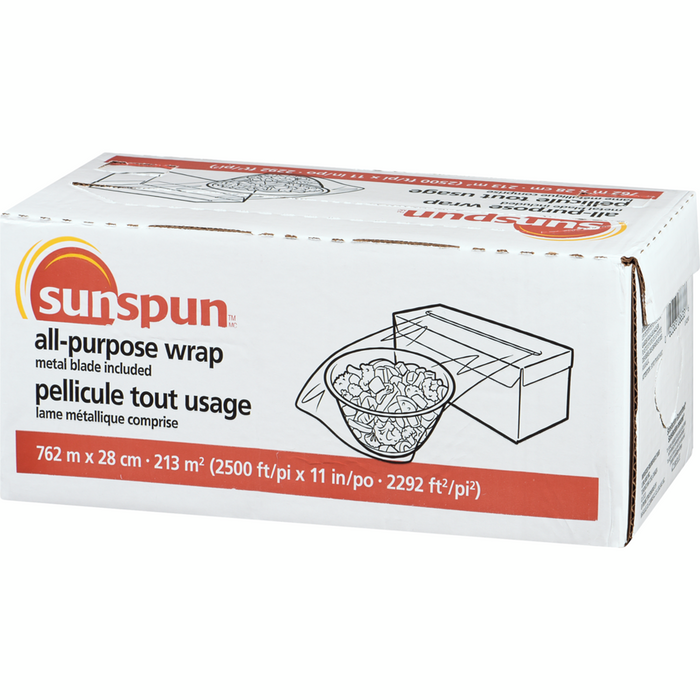 All-Purpose Wrap, Metal Blade Included 762 ea - Sunspun - Canadian Distributor