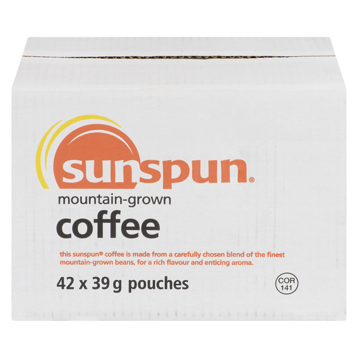 Roasted Coffee - 42x39.0 g- Sunspun - Canadian Distributor