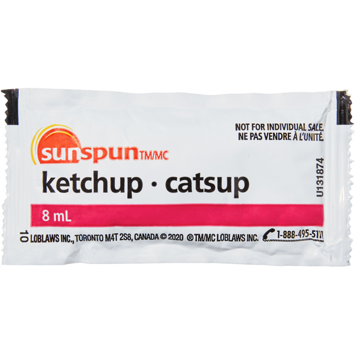 Ketchup Packets 500x9.0 g - Sunspun - Canadian Distributor