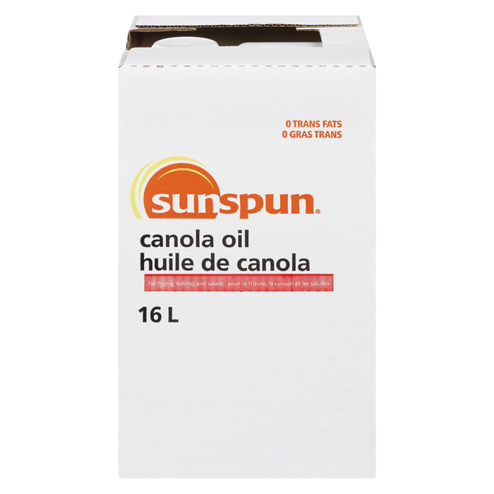 Canola Oil - 16 l - Sunspun - Canadian Distributor