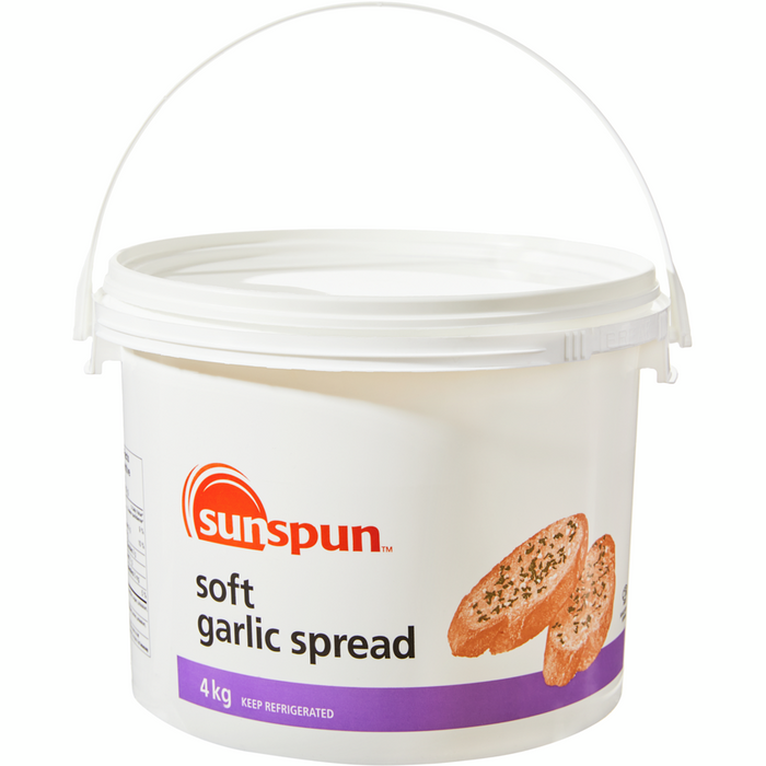 Soft Garlic Spread 4 kg -- Sunspun - Canadian Distributor