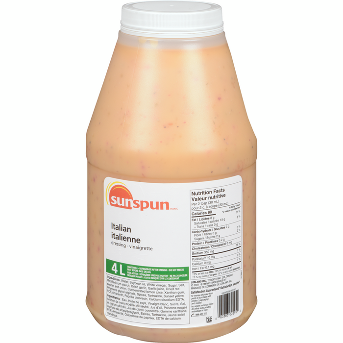 Italian Dressing - 4 l - Sunspun - Canadian Distributor