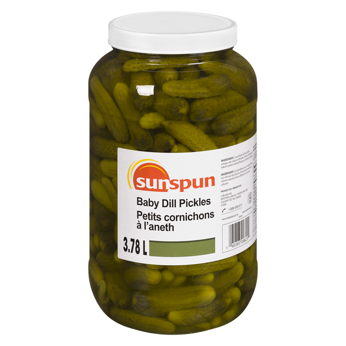 Baby Dill Pickles 3.78-Sunspun - Canadian Distributor