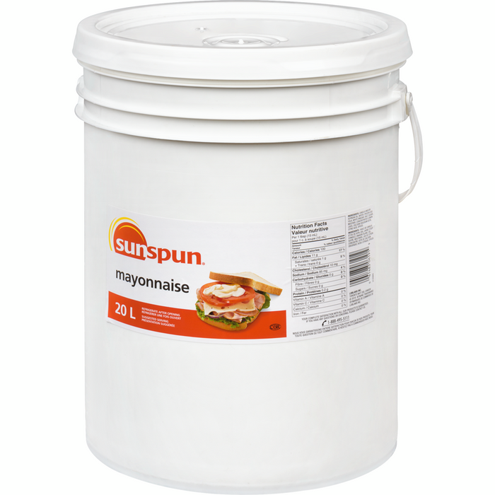 Mayonnaise - 20 l- Sunspun - Canadian Distributor