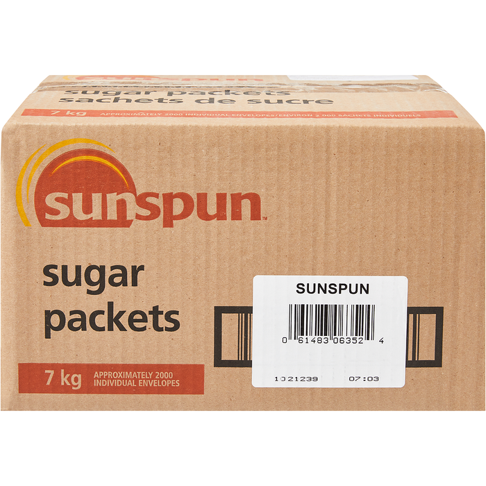 Granulated Sugar 7 kg -  Sunspun - Canadian Distributor