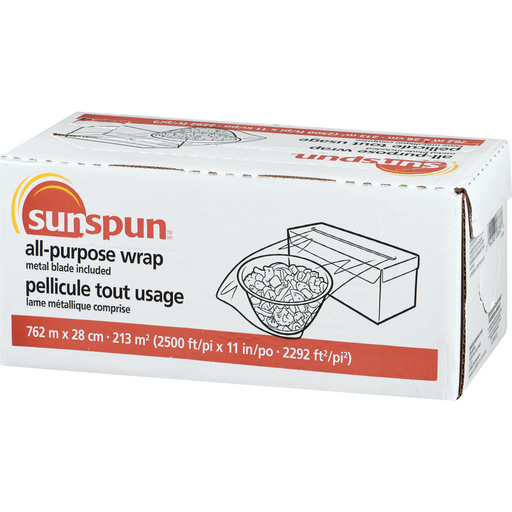 All-Purpose Wrap, Metal Blade Included -762 EA - Sunspun - Canadian Distributor