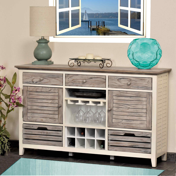 Islamorada Sideboard with Wine Rack