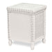 Santa Cruz 2 Drawer Nightstand w/ Glass Top