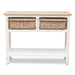 Island Breeze 2-Basket Console Table