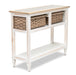 Island Breeze 2-Basket Console Table