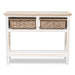 Island Breeze 2-Basket Console Table