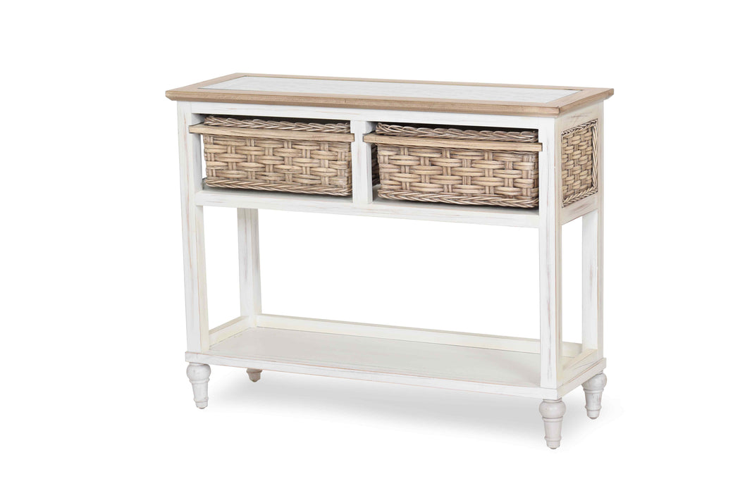 Island Breeze 2-Basket Console Table