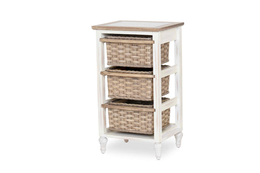 Island Breeze 3-Basket Storage Cabinet