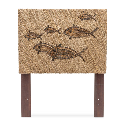 School of Fish Weave Twin Headboard