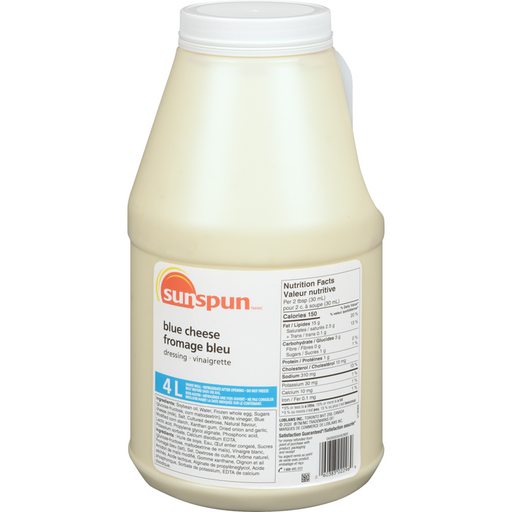 Blue Cheese Dressing 4L-  Sunspun - Canadian Distributor
