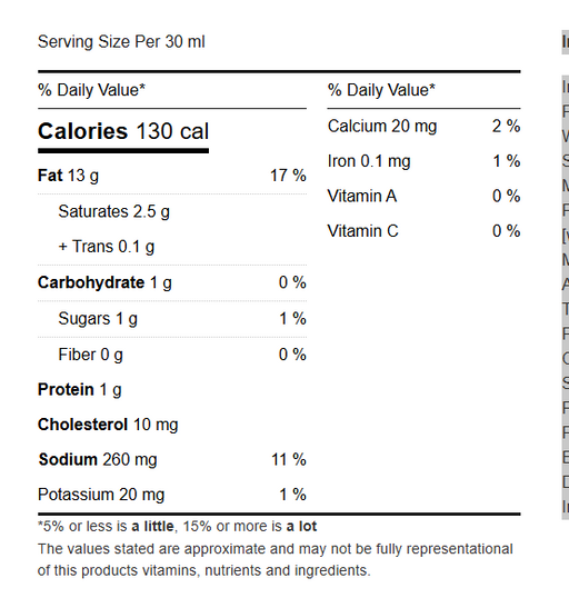 Caesar Dressing 4 L - Sunspun - Canadian Distributor.