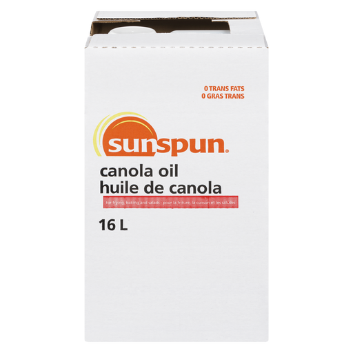 Canola Oil - 16L - Sunspun - Canadian Distributor