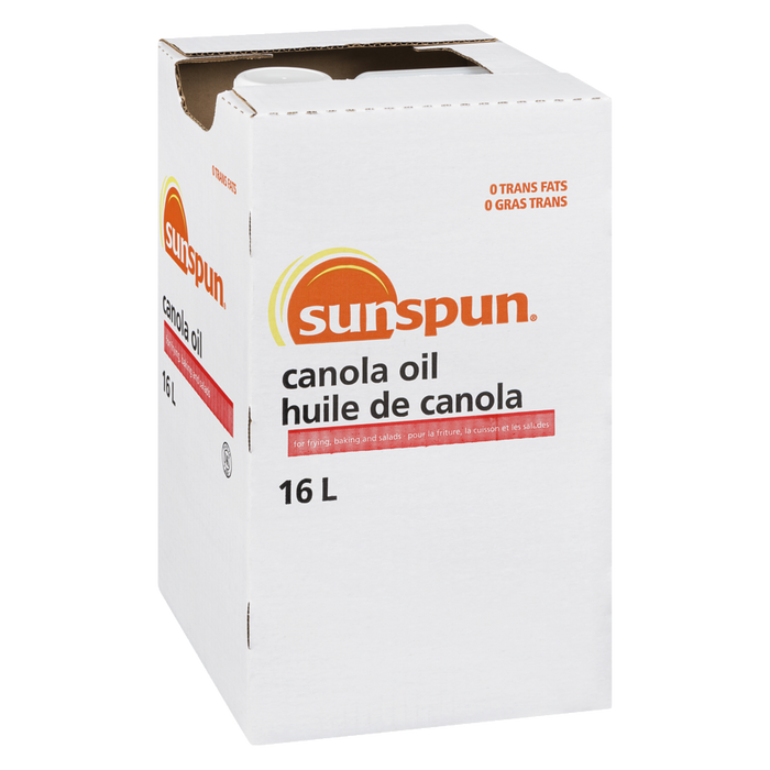 Canola Oil - 16L - Sunspun - Canadian Distributor.