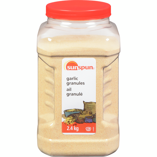 Garlic Granules 2.4 KG -  Sunspun - Canadian Distributor