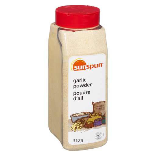 Garlic Powder - 550 G  - Sunspun - Canadian Distributor.