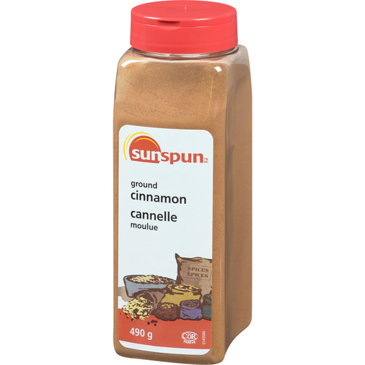 Ground Cinnamon 490 G-  Sunspun - Canadian Distributor