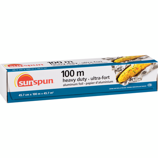 Heavy Duty Aluminum Foil -1 EA- Sunspun - Canadian Distributor