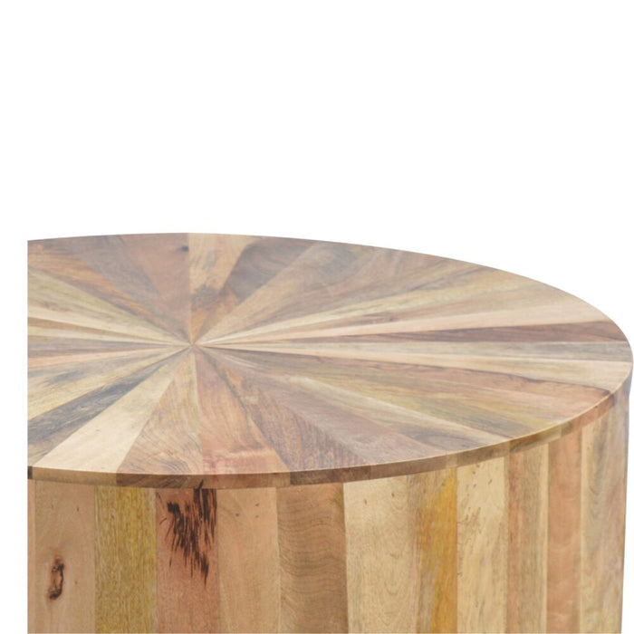 Round Wooden Coffee Table