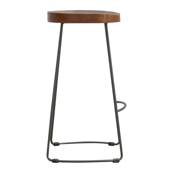 Industrial Chunky Bar Stool