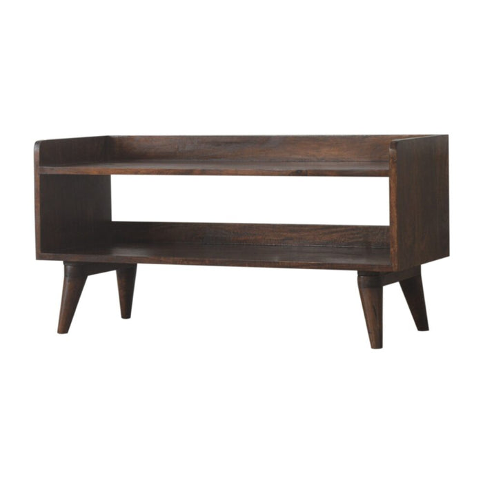 Walnut Nordic Storage Bench