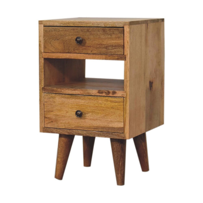 Mini Classic Multi Oak-ish Bedside