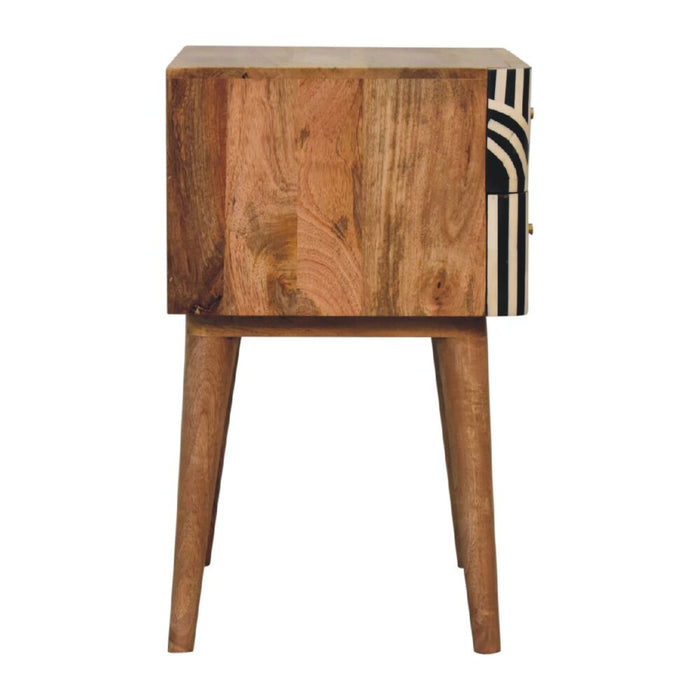 Edessa Bone Inlay Bedside