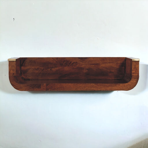 Indira Chestnut Floating Console