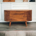 Chestnut Rounded Lid up Blanket Box