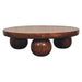 Chestnut Central Ball Table