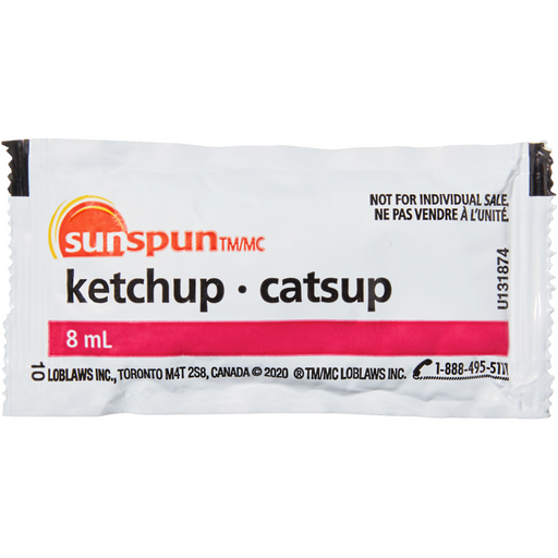 Ketchup Packets 500x9.0 G- Sunspun - Canadian Distributor