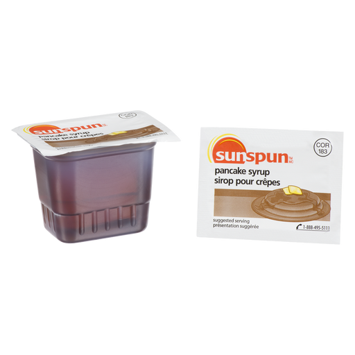 Pancake Syrup 120x43.0 ML -  Sunspun - Canadian Distributor