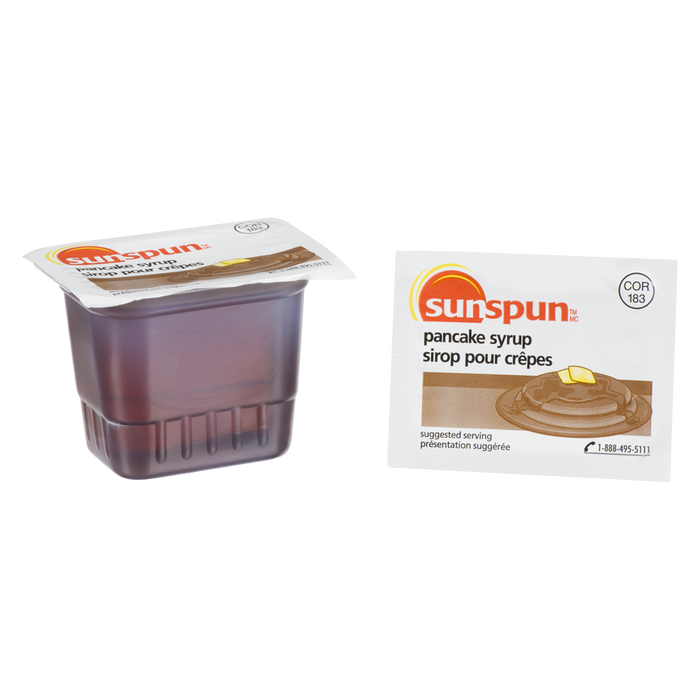 Pancake Syrup 120x43.0 ML -  Sunspun - Canadian Distributor