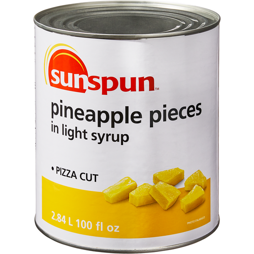 Pineapple Pieces in Light Syrup 2.84 L-  Sunspun - Canadian Distributor