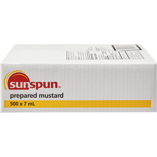 Prepared Mustard Packets 500x7.0 G- Sunspun - Canadian Distributor