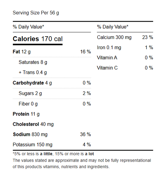 Processed Cheese Product, Pullman Slices 2000 G -  Sunspun - Canadian Distributor
