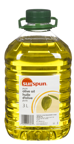 Pure Olive Oil 3 L - Sunspun - Canadian Distributor