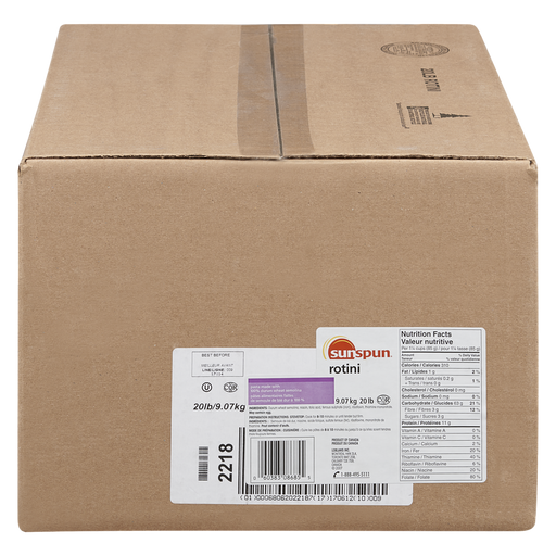 Rotini Pasta 5 KG- Sunspun - Canadian Distributor