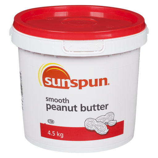 Smooth Peanut Butter 4.5 KG-  Sunspun - Canadian Distributor