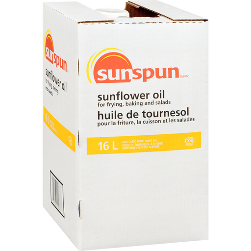 Sunflower Oil 16 l -  Sunspun - Canadian Distributor