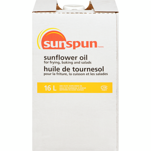 Sunflower Oil 16 l -  Sunspun - Canadian Distributor