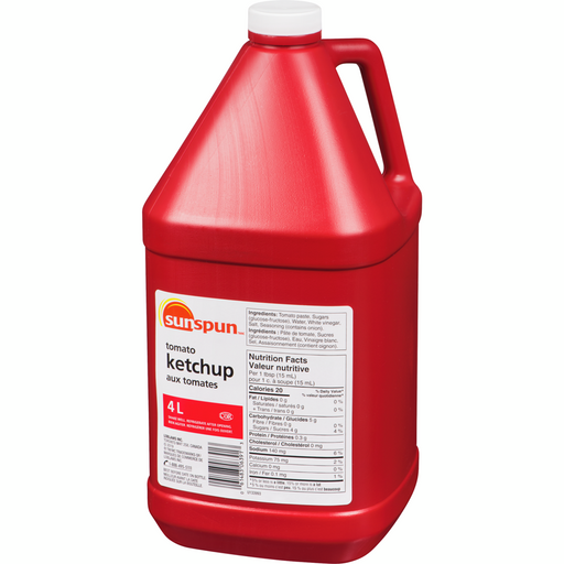 Tomato Ketchup Ranch Dressing -4 L Sunspun - Canadian Distributor