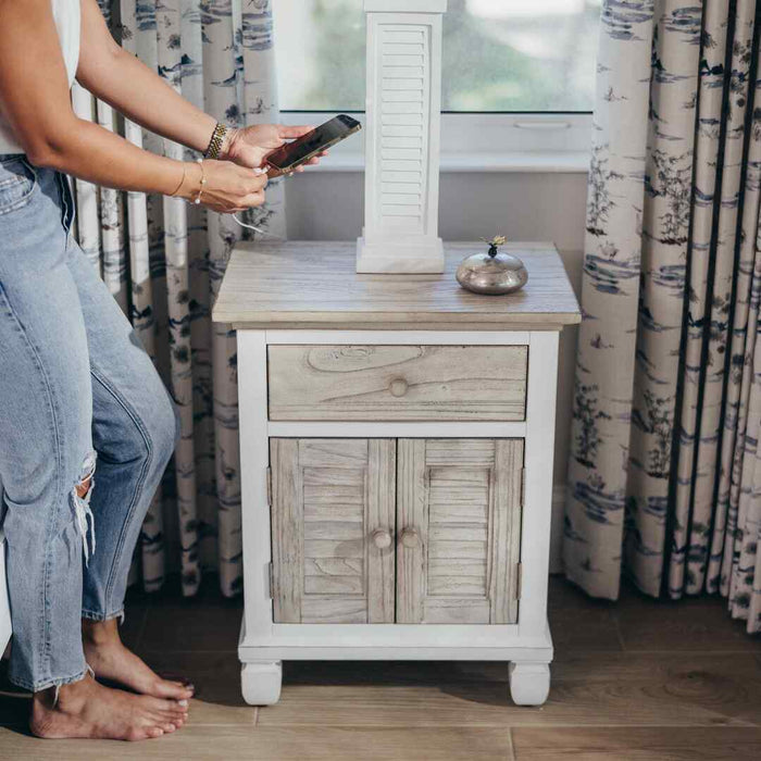 Islamorada 1-Drawer / 2-Door Nightstand