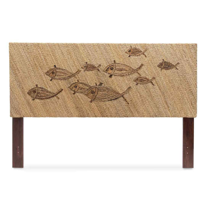 School of Fish Weave King Headboard